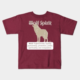 Spirit Animal-Wolf Kids T-Shirt